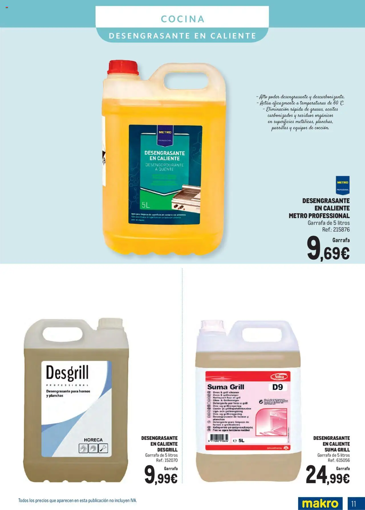 Makro - Especial Limpieza Norte II │ válido desde el 01.09.2025 | Página: 11 | Productos: Detergente, Cocina, Κούβα