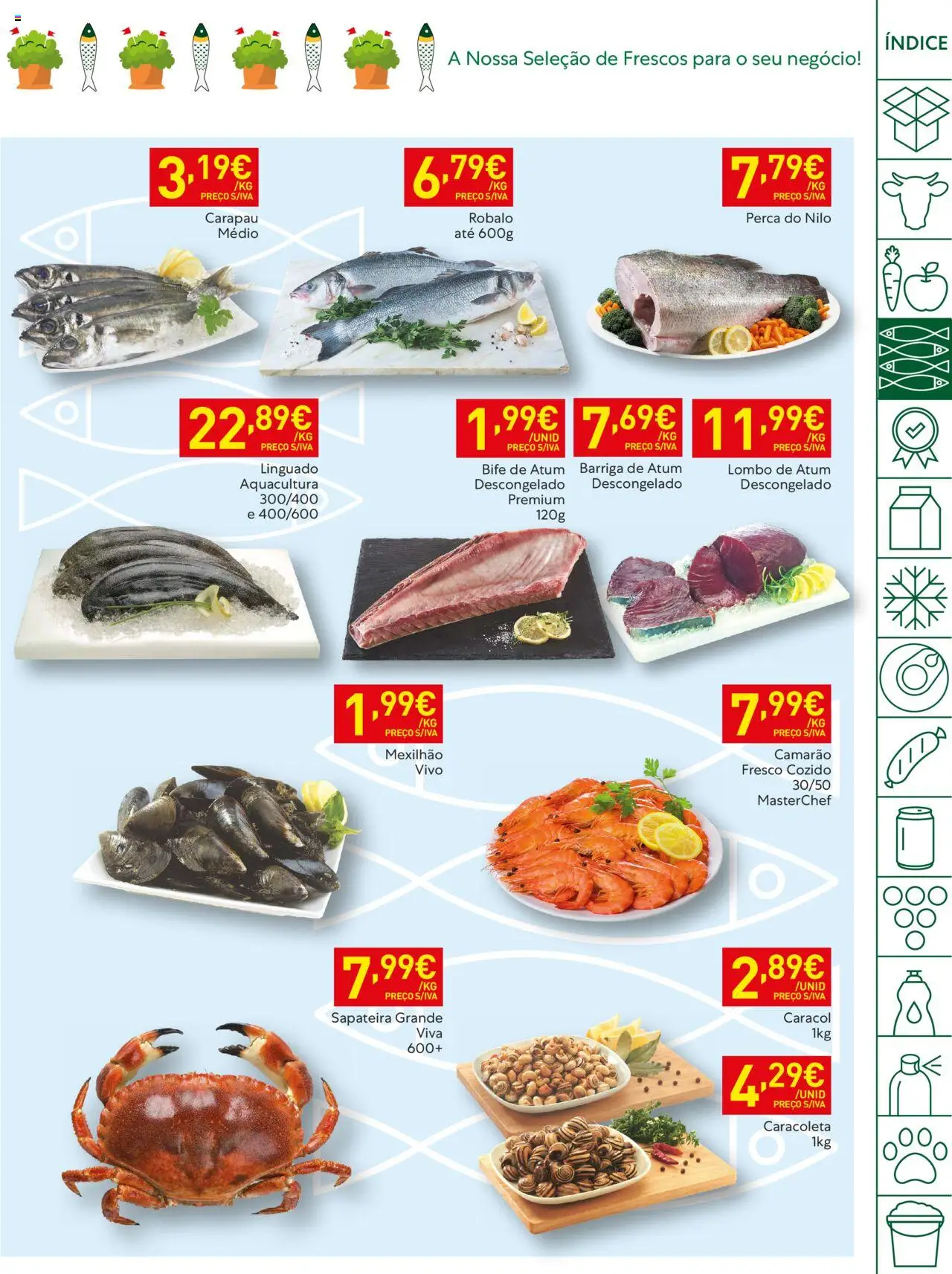 Recheio folheto │ válido de 24.06.2025 | Página: 11 | Produtos: Atum, Camarão, Linguado, Sapateira