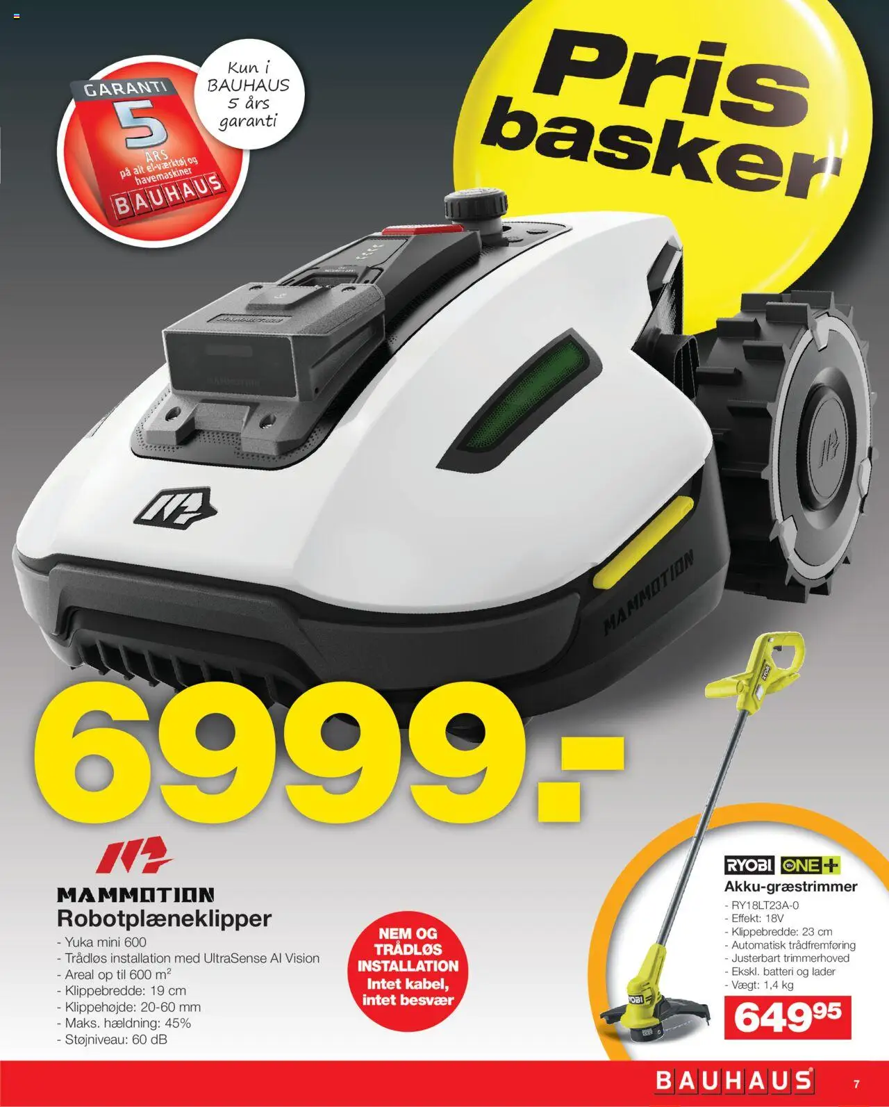 Bauhaus Tilbudsavis gyldig fra 01.08.2025 | Side: 7 | Produkter: Batteri