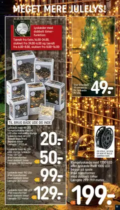 Lyskæde med 48 LED, klyngelyskæde med 60 LED eller metalwire klynge lyskæde med 60 LED Batteri boks med dobbelt timer, Lyskæde med 48 LED, klyngelyskæde med 60 LED eller metalwire klynge lyskæde med 60 LED Batteri boks med dobbelt timer Længde 1.4-3.5 m gyldig fra 19.10.2025 | Side: 19 | Produkter: Boks, Batteri
