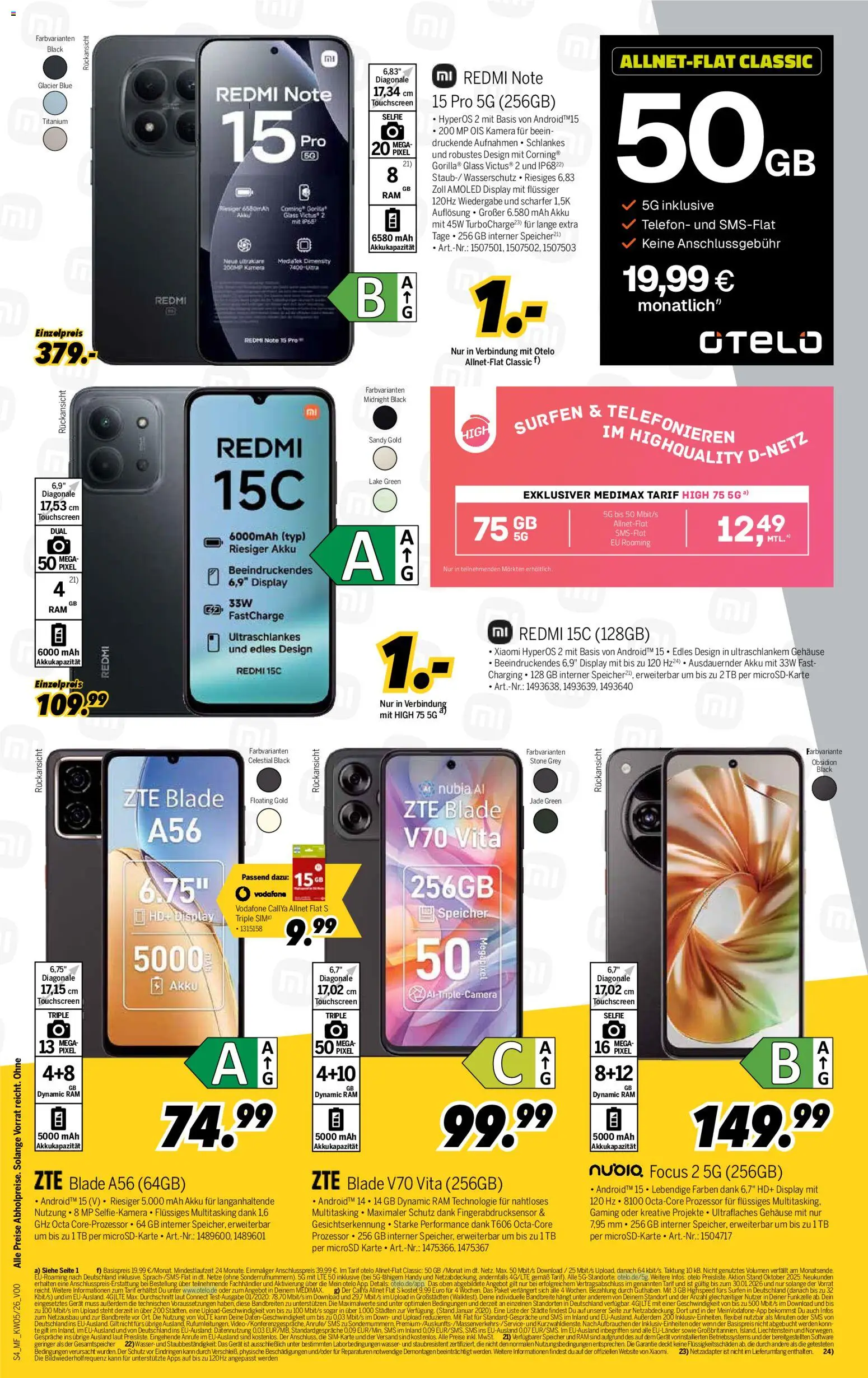 Medimax Prospekt 	 – gültig ab 24.01.2026 | Seite: 10 | Produkte: Kamera, Xiaomi, Wasser, Telefon