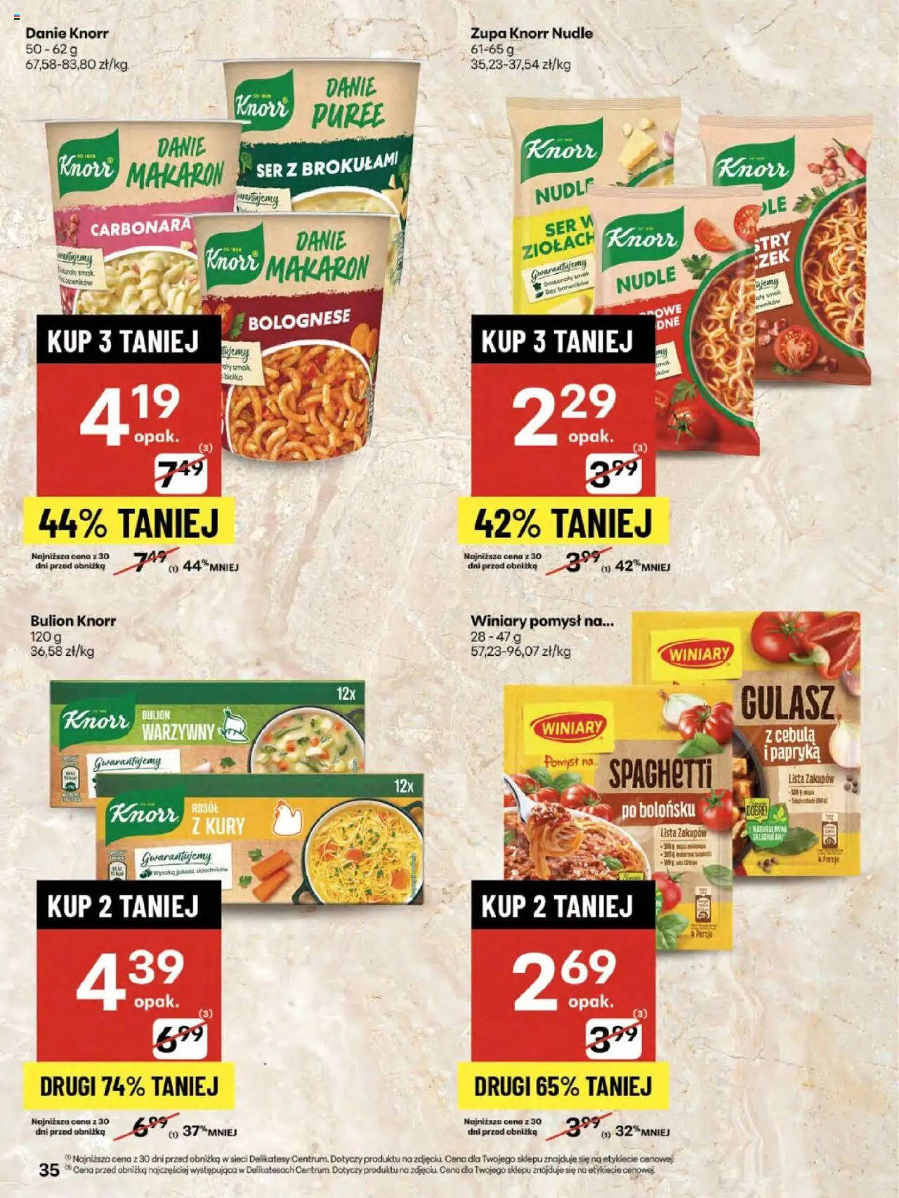 Delikatesy Centrum Gazetka - Sklepy Własne od 07.08.2025 | Strona: 35 | Produkty: Delikatesy, Zupa, Ser, Makaron