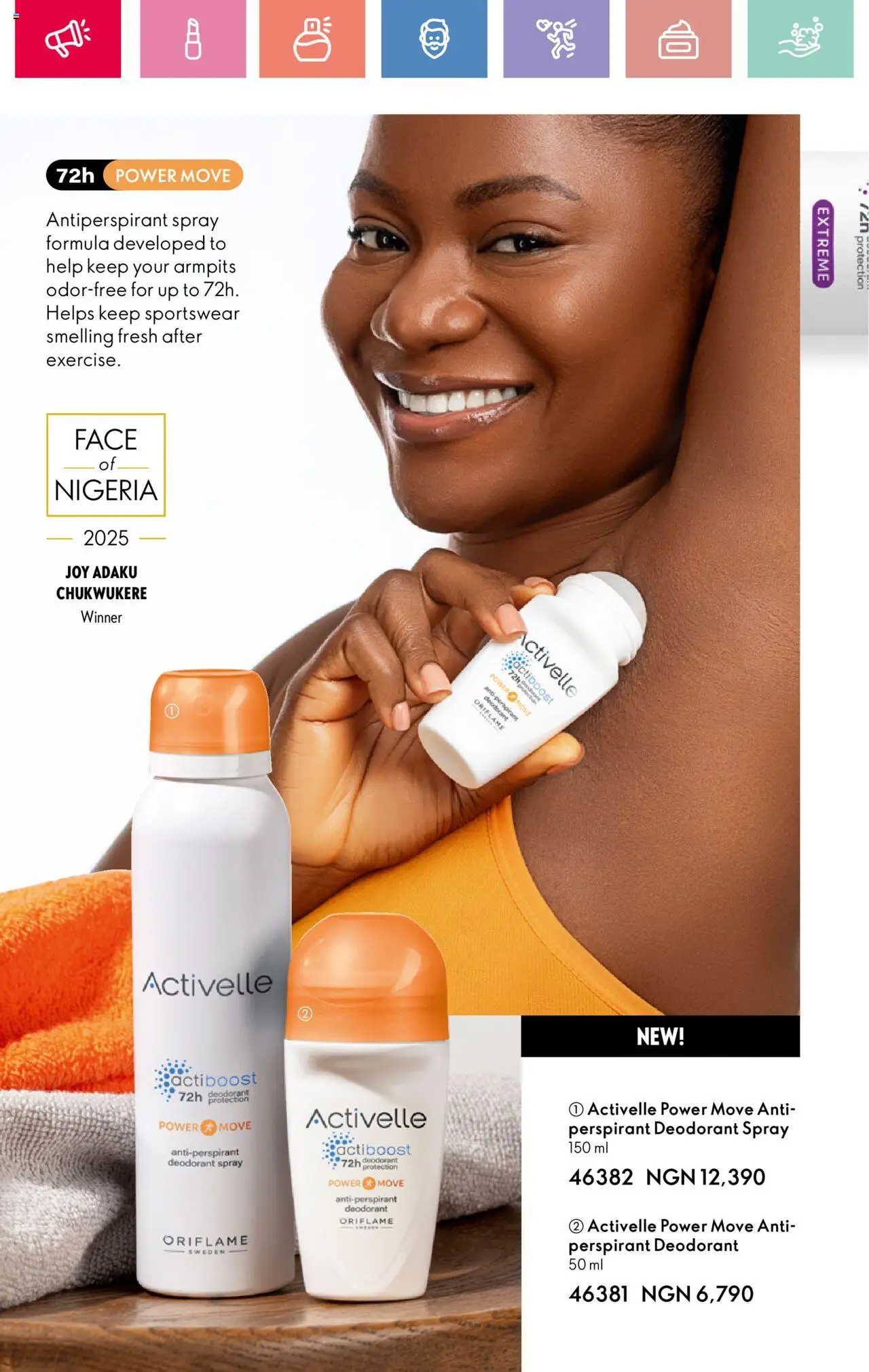 Oriflame -Catalogue valid from 01.04.2025 | Page: 60 | Products: Deodorant, Antiperspirant