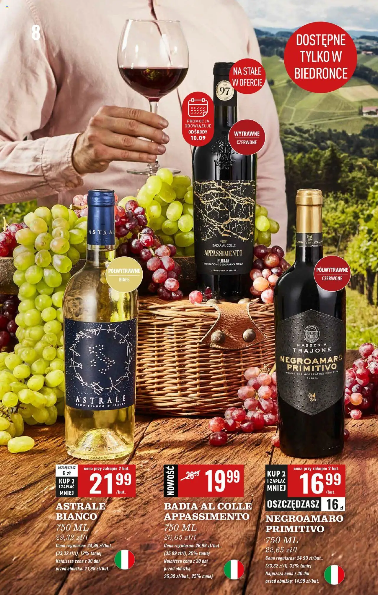 Biedronka gazetka - Czas na toast od 08.09.2025 | Strona: 8