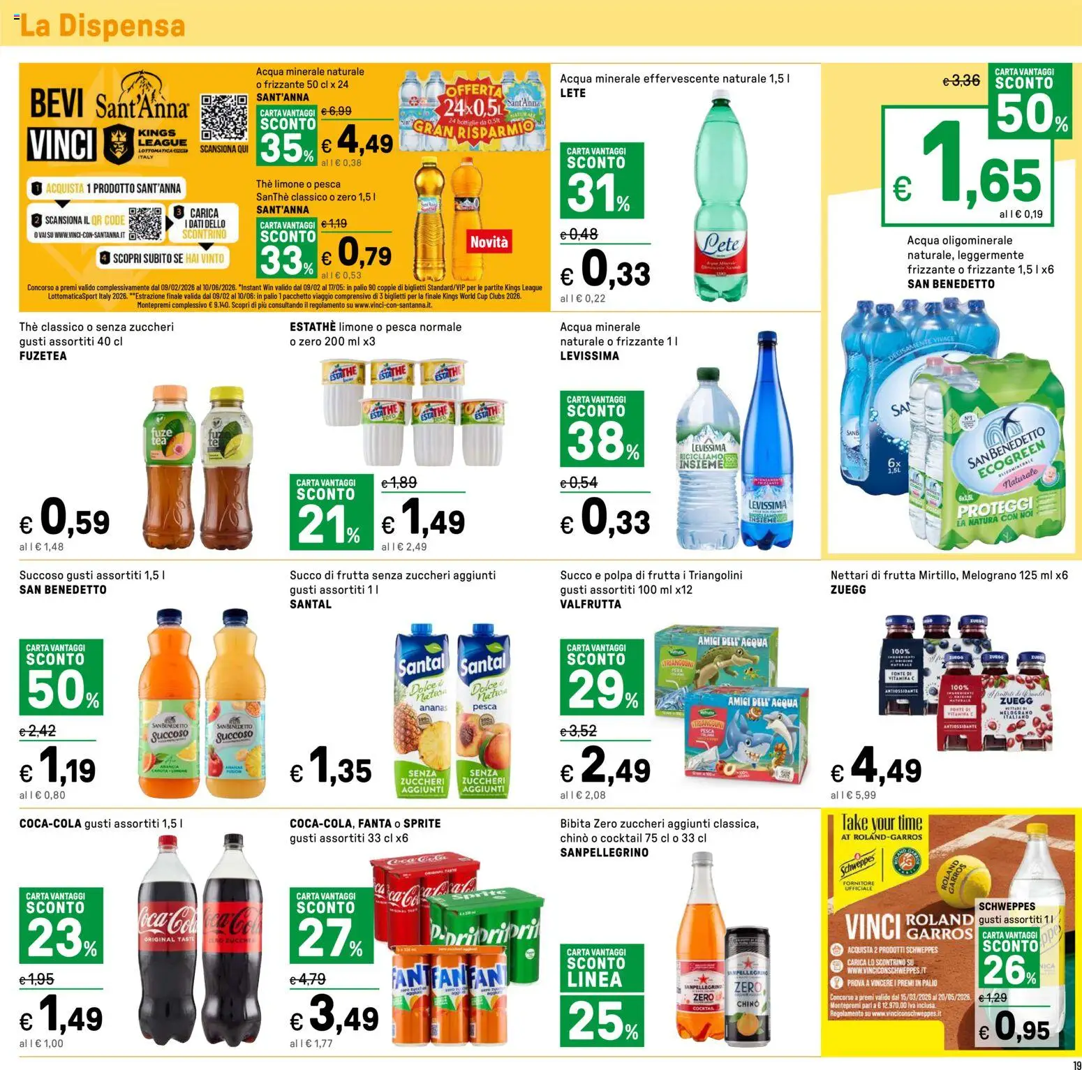 Volantino Iper del 24.04.2026 | Pagina: 19 | Prodotti: Limone, Ananas, Fanta, Succo di frutta