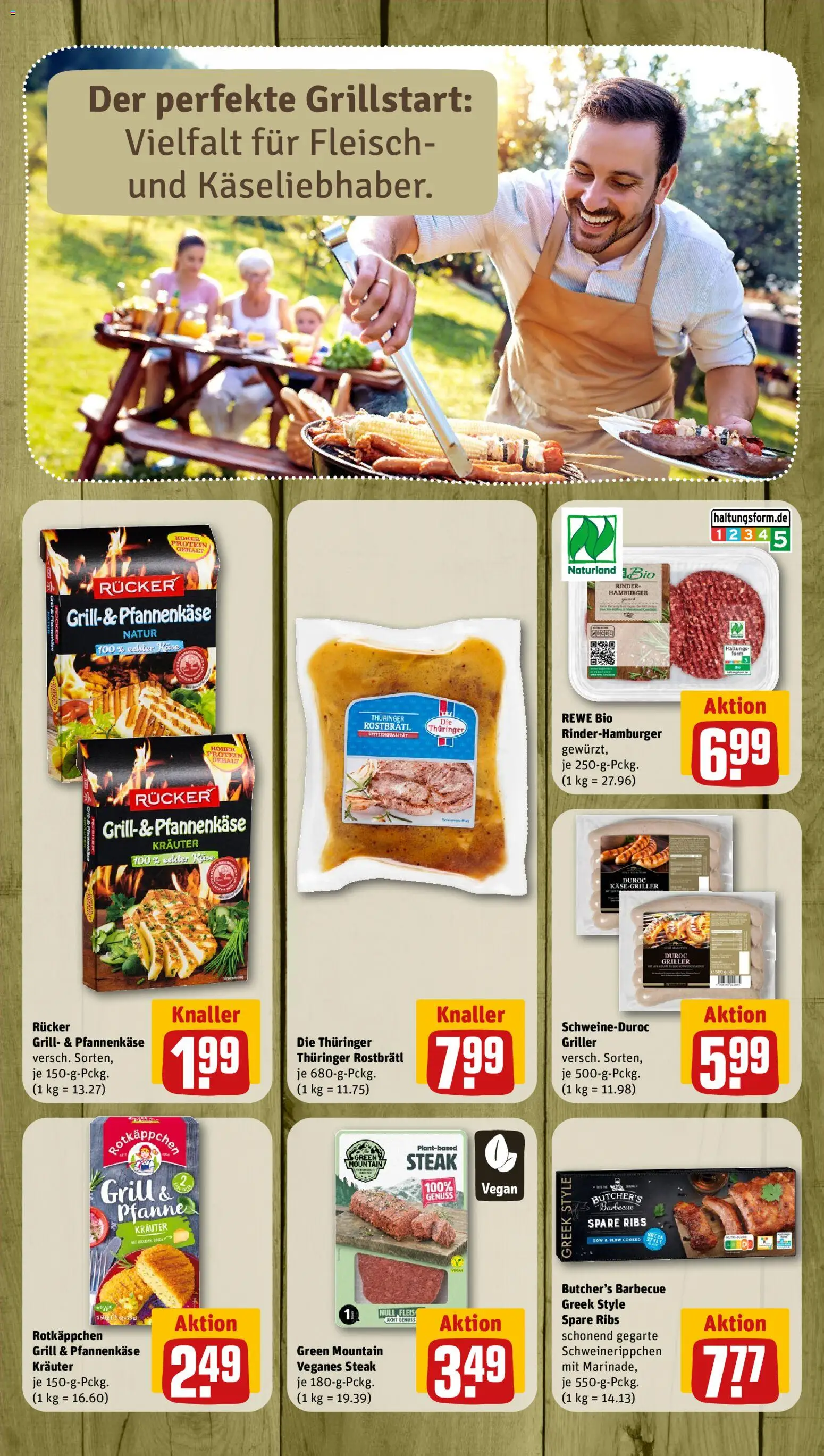 Nahkauf Prospekt – gültig ab 20.04.2026 | Seite: 8 | Produkte: Grill, Käse, Spare ribs, Griller