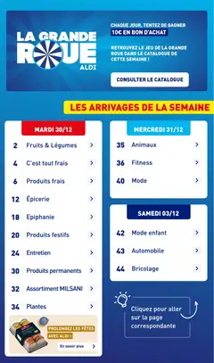 Aldi - Prévisualisation de Aldi - Catalogue de la semaine valide à partir de 30.12.2025 | Page: 3 | Produits: Plantes, Macarons