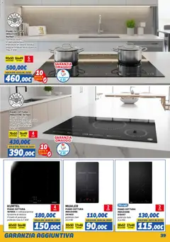 Anteprima del volantino Orizzonte Elettrodomestici catalogo valido a partire dal 01.11.2025 | Pagina: 39 | Prodotti: Piano cottura, Piano cottura induzione