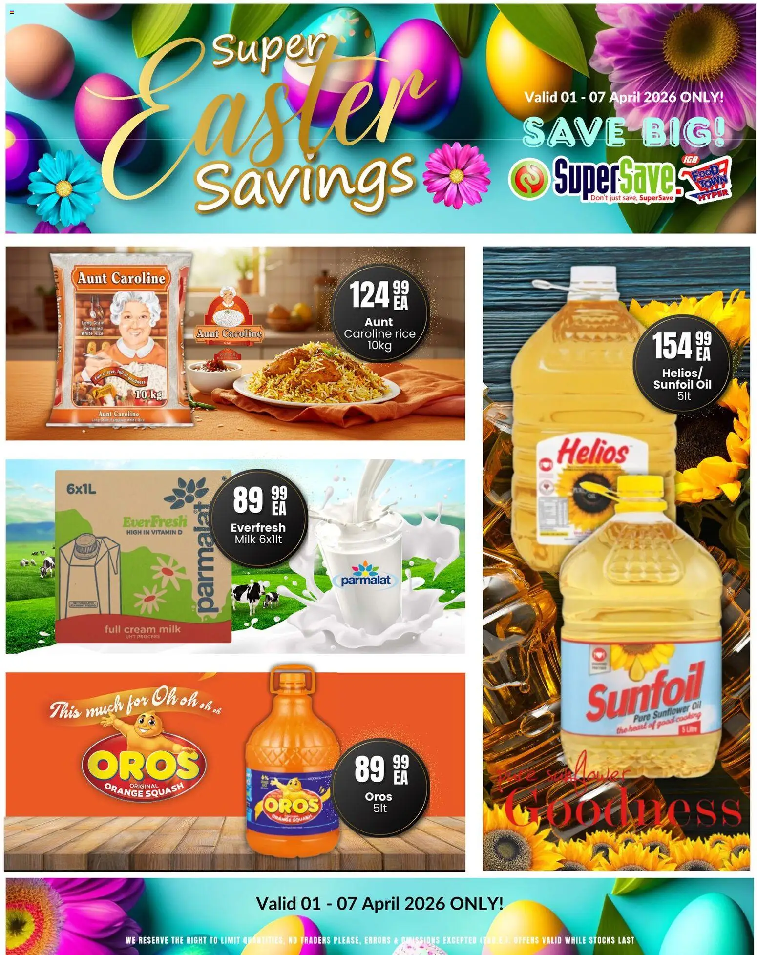 Super Save Easter Specials  | 01/04/2026 | How to get a limited discount? Save today! | South Africa