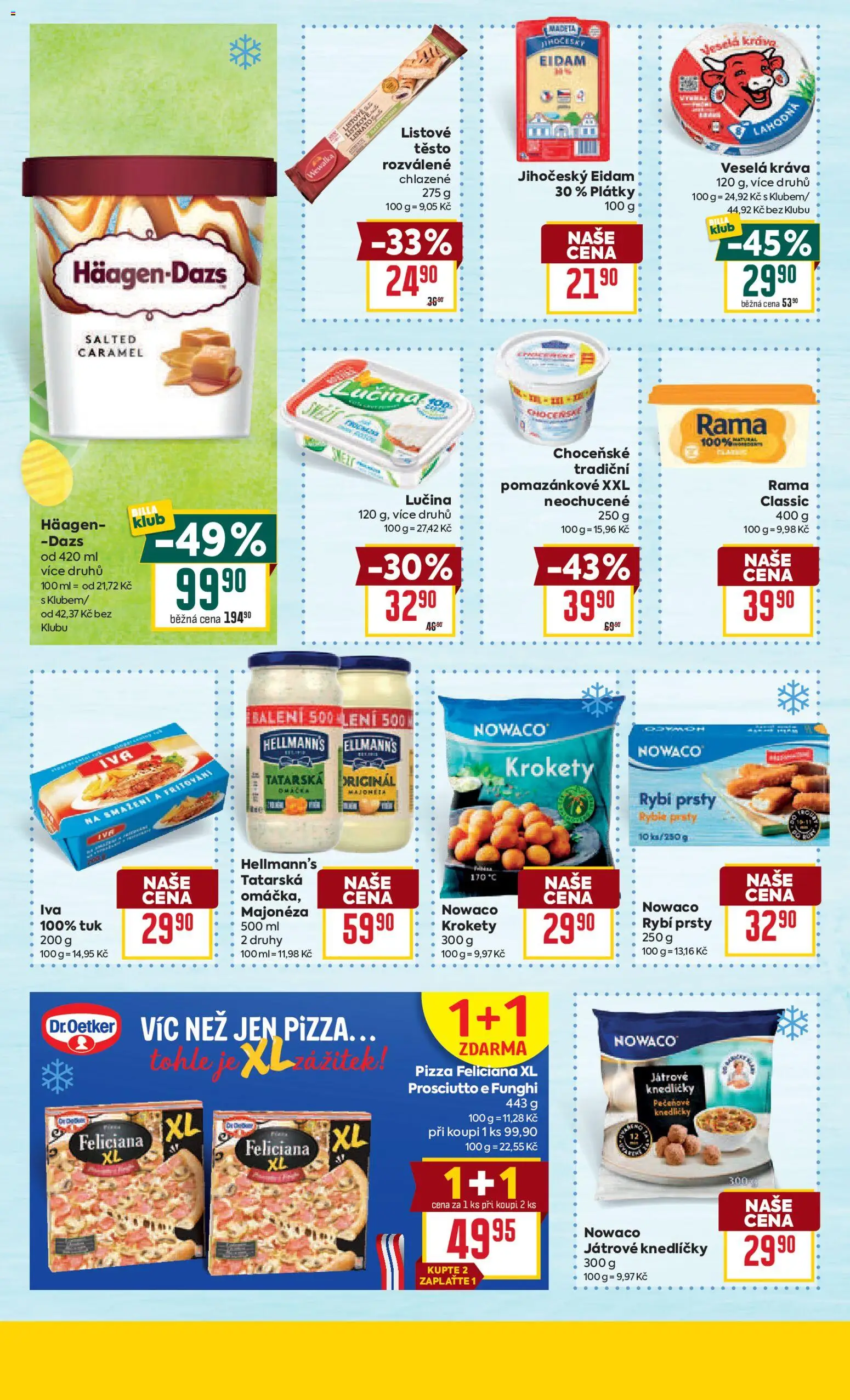 Billa Velký leták od 11.03.2026 | Strana: 18 | Produkty: Lučina, Pizza, Eidam, Těsto