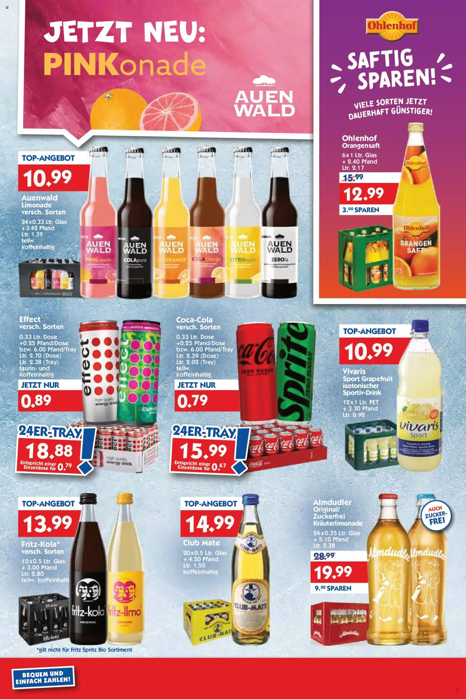 HOL’AB! Prospekt 	 – gültig ab 12.01.2026 | Seite: 5 | Produkte: Orangensaft, Grapefruit, Zucker, Saft
