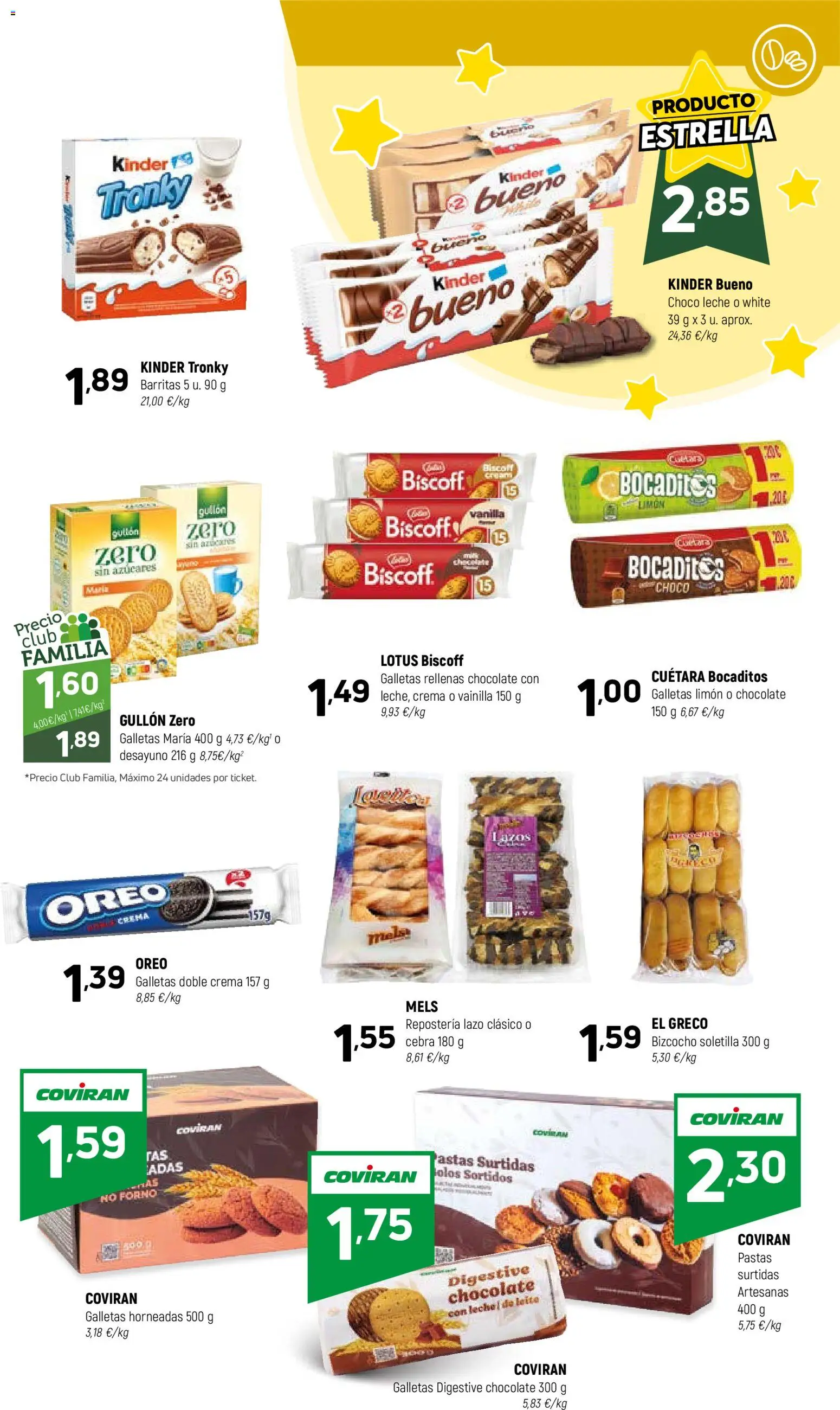 Coviran - Ceuta │ válido desde el 04.11.2025 | Página: 13 | Productos: Leche, Chocolate, Crema, Galletas