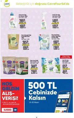 22.04.2026 tarihinden itibaren geçerli olan CarrefourSA kataloğu önizlemesi | Sayfa: 59