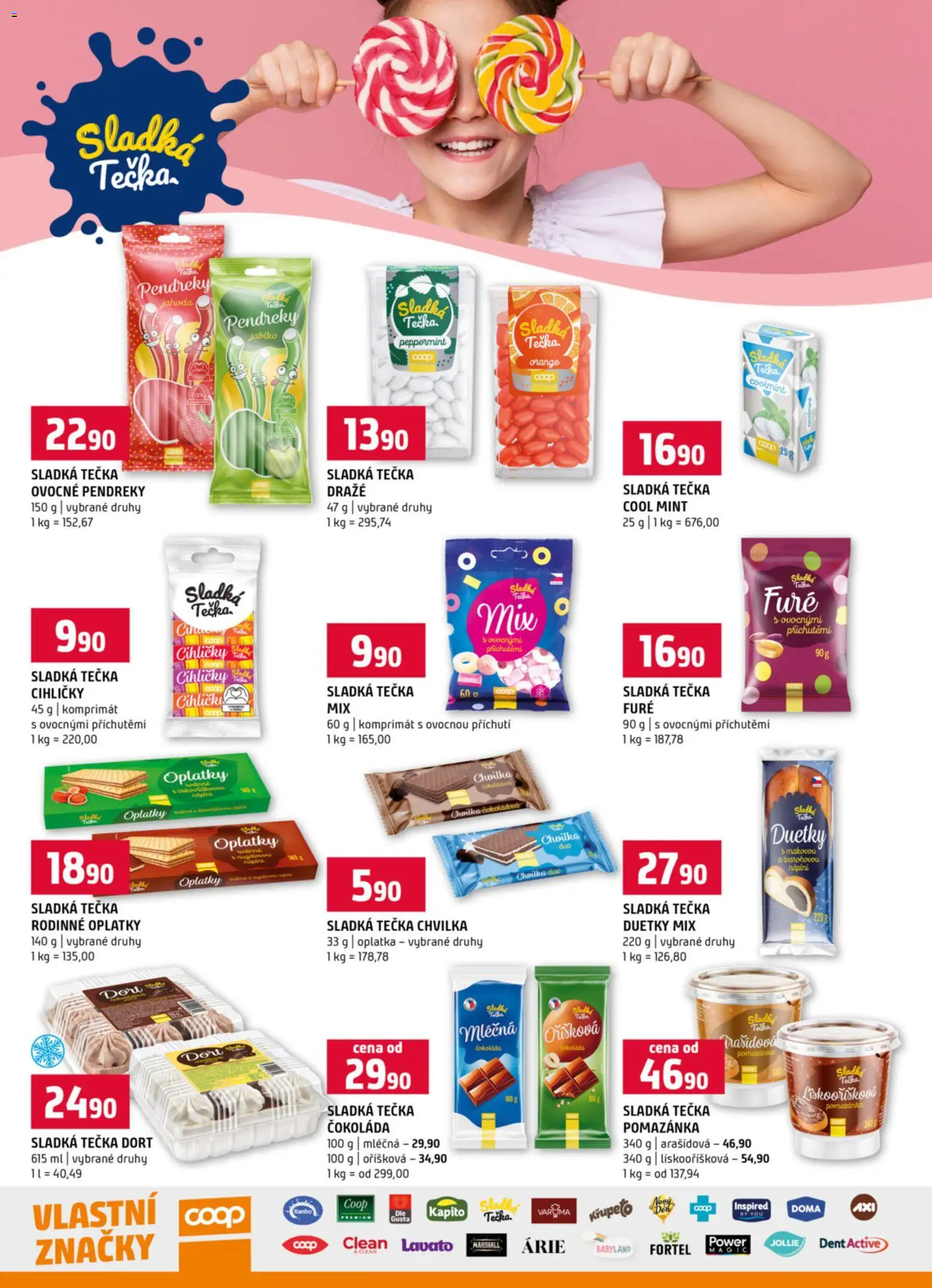 Terno leták od 08.04.2026 | Strana: 18 | Produkty: Čokoláda, Pomazánka, Dort, Oplatky