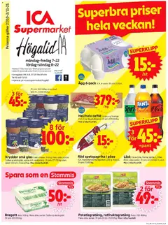 ICA Supermarket - Stockholm - Förhandsvisning av reklamblad från butik ICA Supermarket aktuell från 27.10.2025