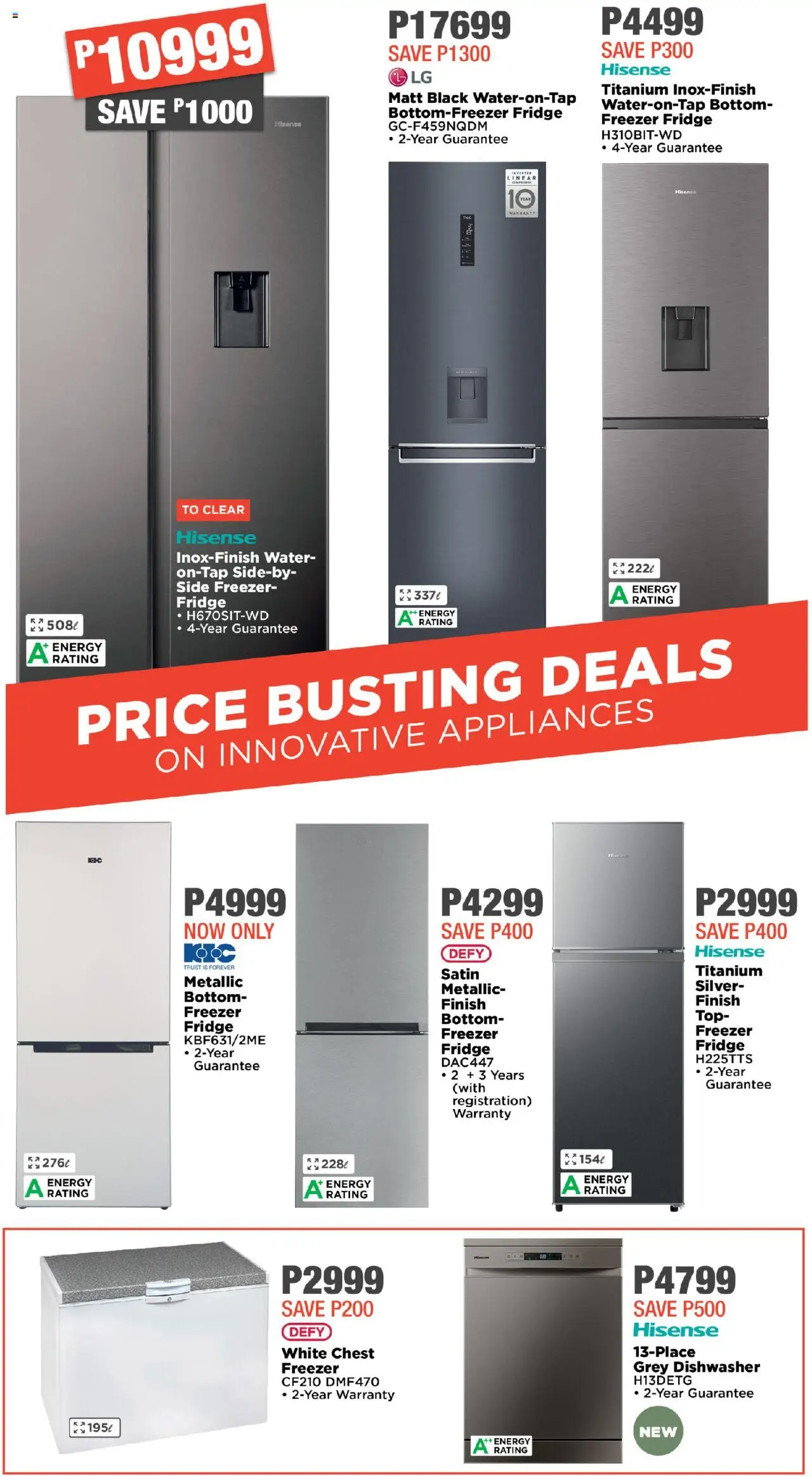 New House and Home catalogue – valid from 06.10.2025 | Page: 2 | Products: Freezer, Dishwasher, Freezer fridge, Water