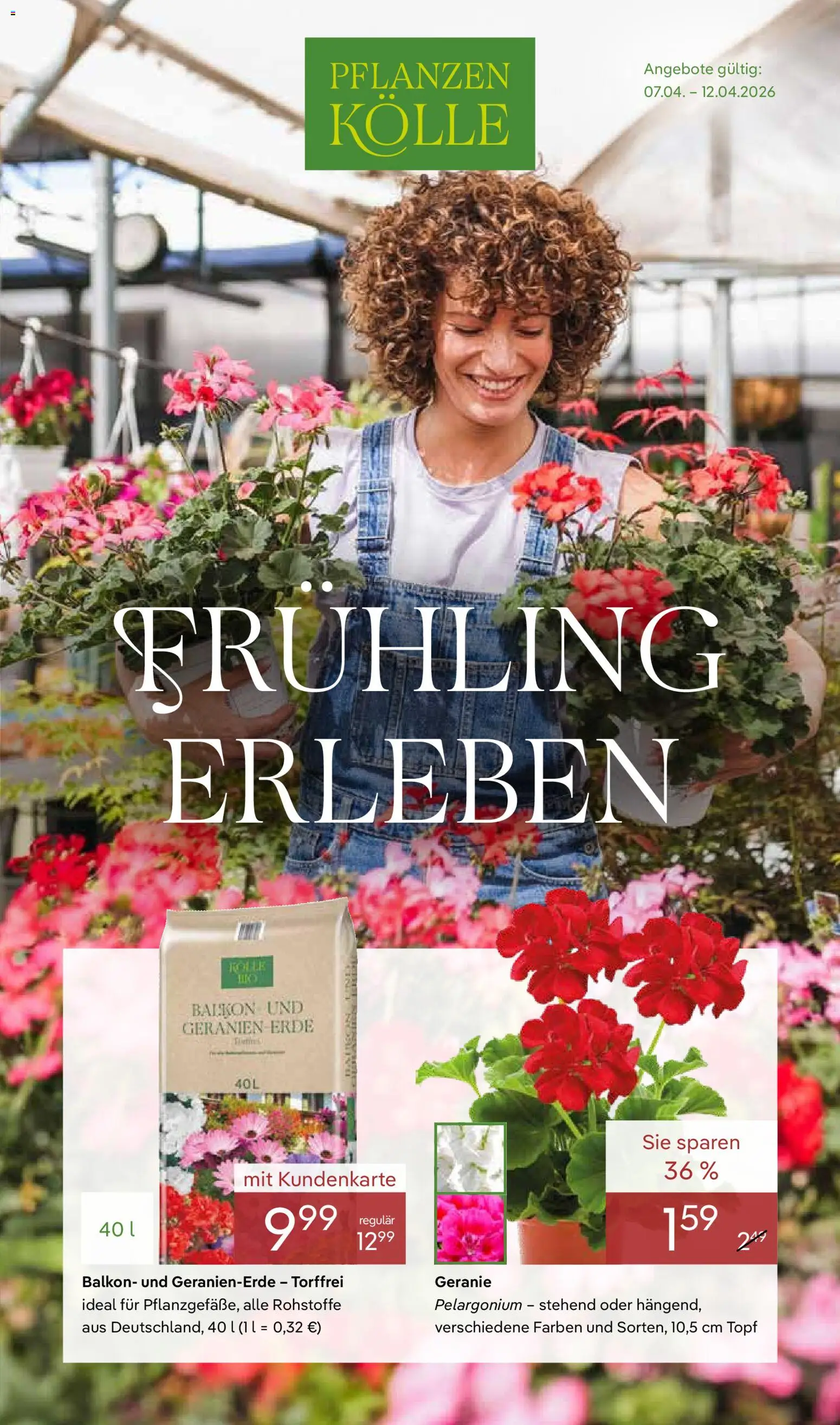 Pflanzen-Kölle Prospekt 	 – gültig ab 07.04.2026 | Seite: 1