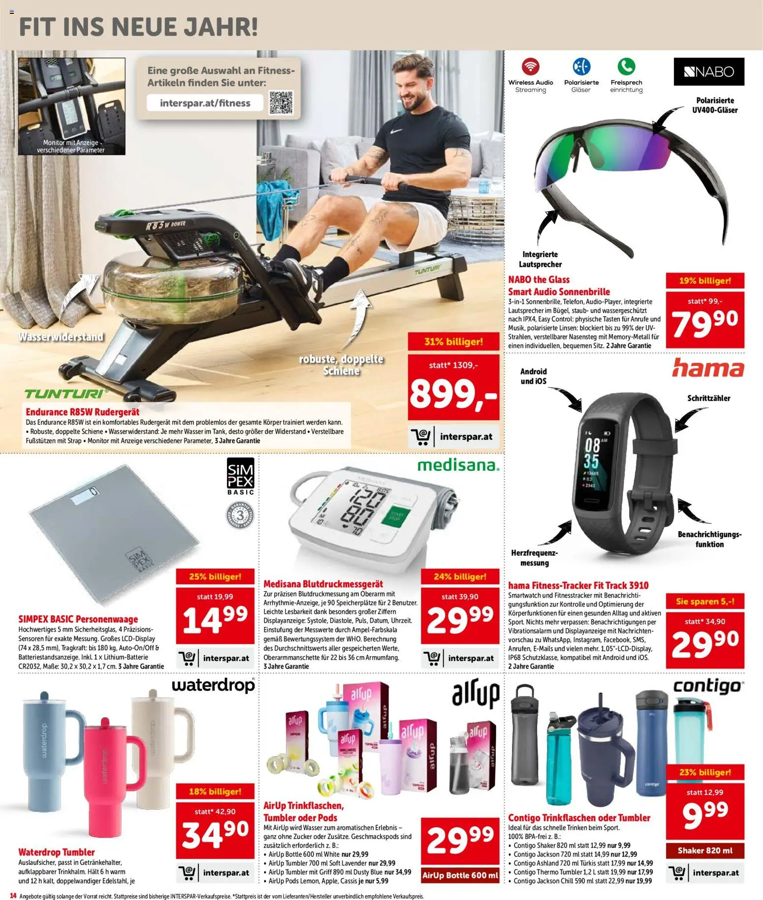 Interspar Flugblatt - Salzburg gültig ab 08.01.2026 | Seite: 14 | Produkte: Monitor, Audio, Lautsprecher, Smartwatch