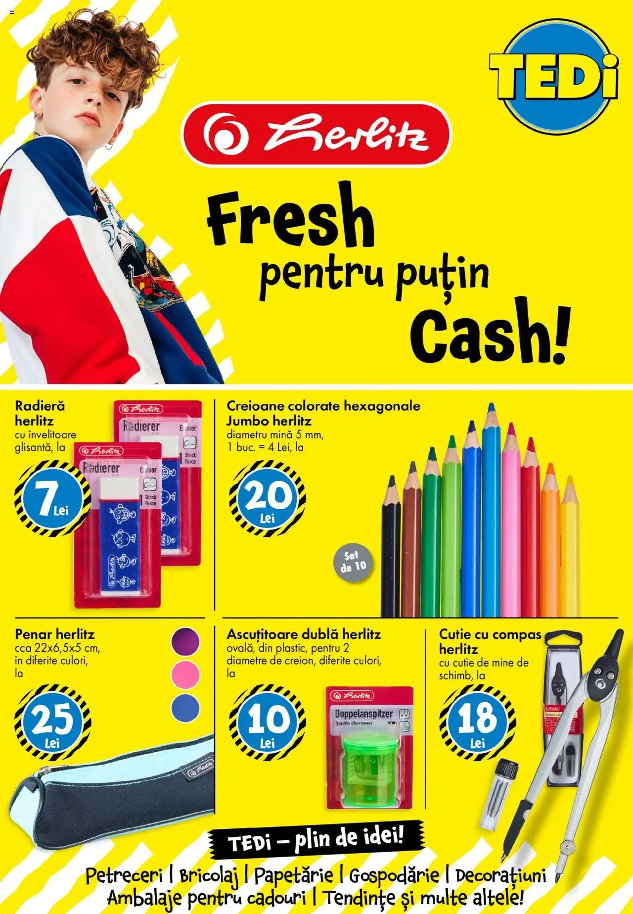 Catalog TEDi – valabil de la 08.08.2025 | Pagină: 6 | Produse: Ascuțitoare, Cutie