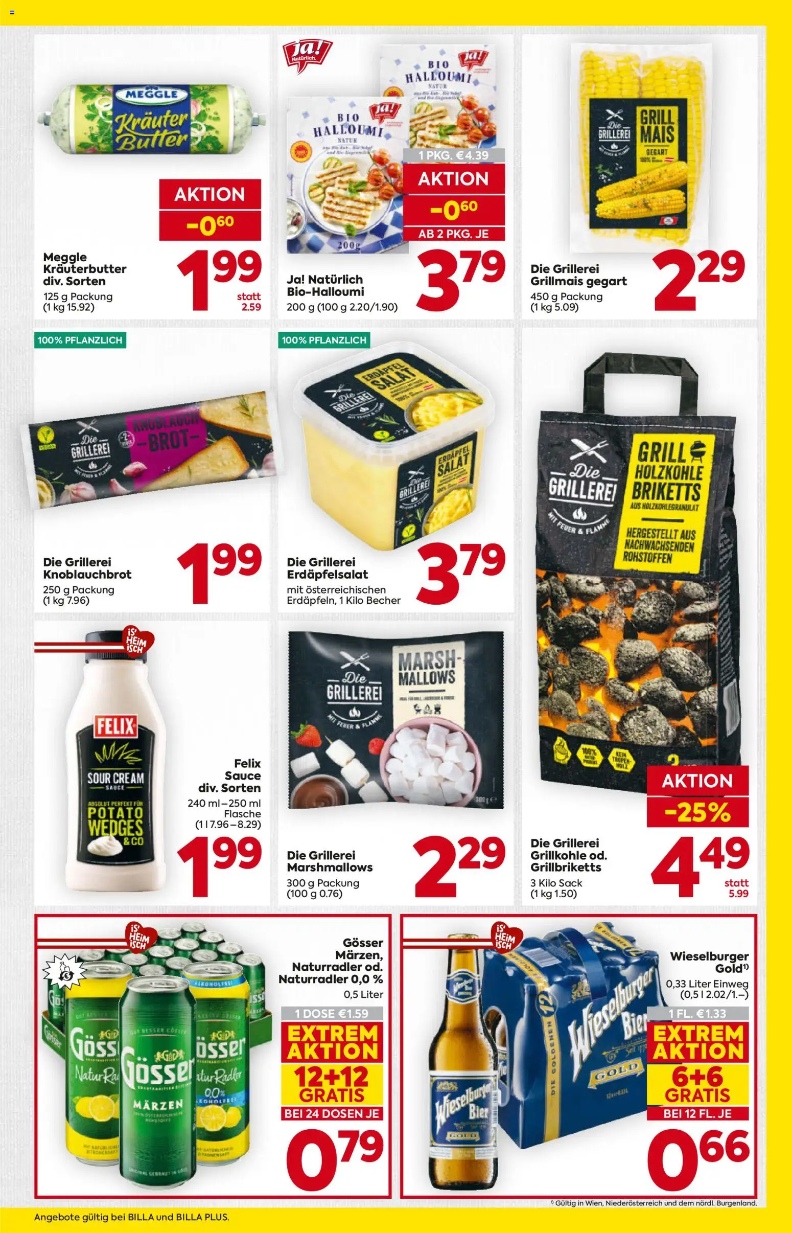 Billa Flugblatt - Niederösterreich gültig ab 23.04.2026 | Seite: 5 | Produkte: Knoblauch, Grill, Brot, Bier