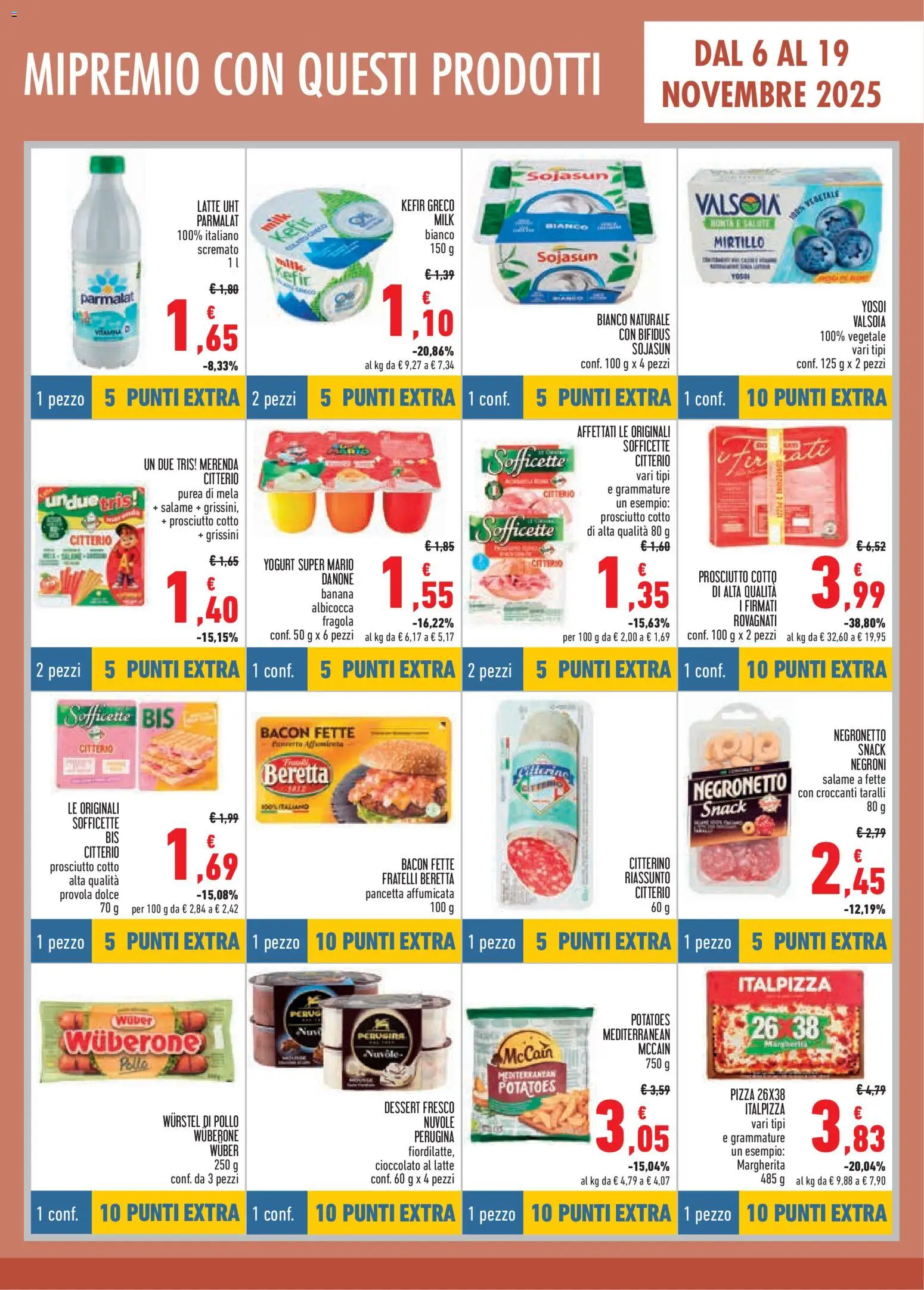 Volantino Conad del 06.11.2025 | Pagina: 5 | Prodotti: Yogurt, Cioccolato, Prosciutto, Grissini