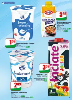 Pogląd oferty "Jogurt naturalny Krasula, 400 g yogurt" - ważna od 15.04.2026 | Strona: 39