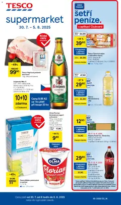 Náhled letáku Tesco leták - Supermarket od 30.07.2025