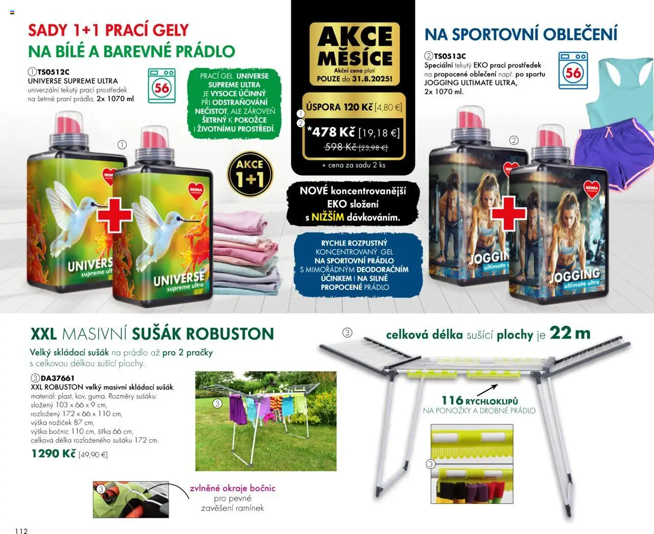 Dedra Katalog 8 2025 │ platný od 25.07.2025 | Strana: 12 | Produkty: Práčky, Ponožky