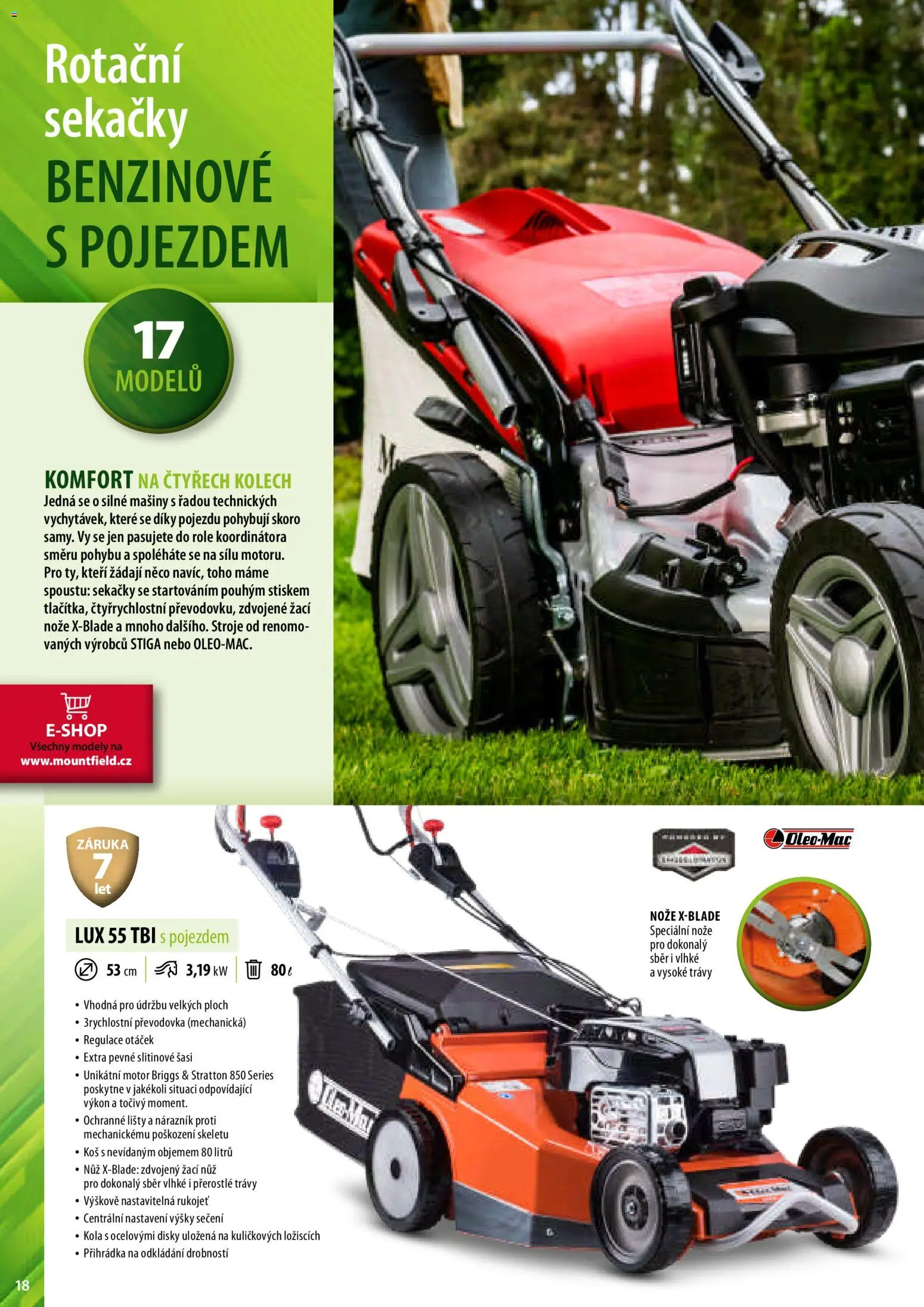 Mountfield katalog od 02.04.2026 | Strana: 18 | Produkty: Nože, Nůž, Modely, Kola