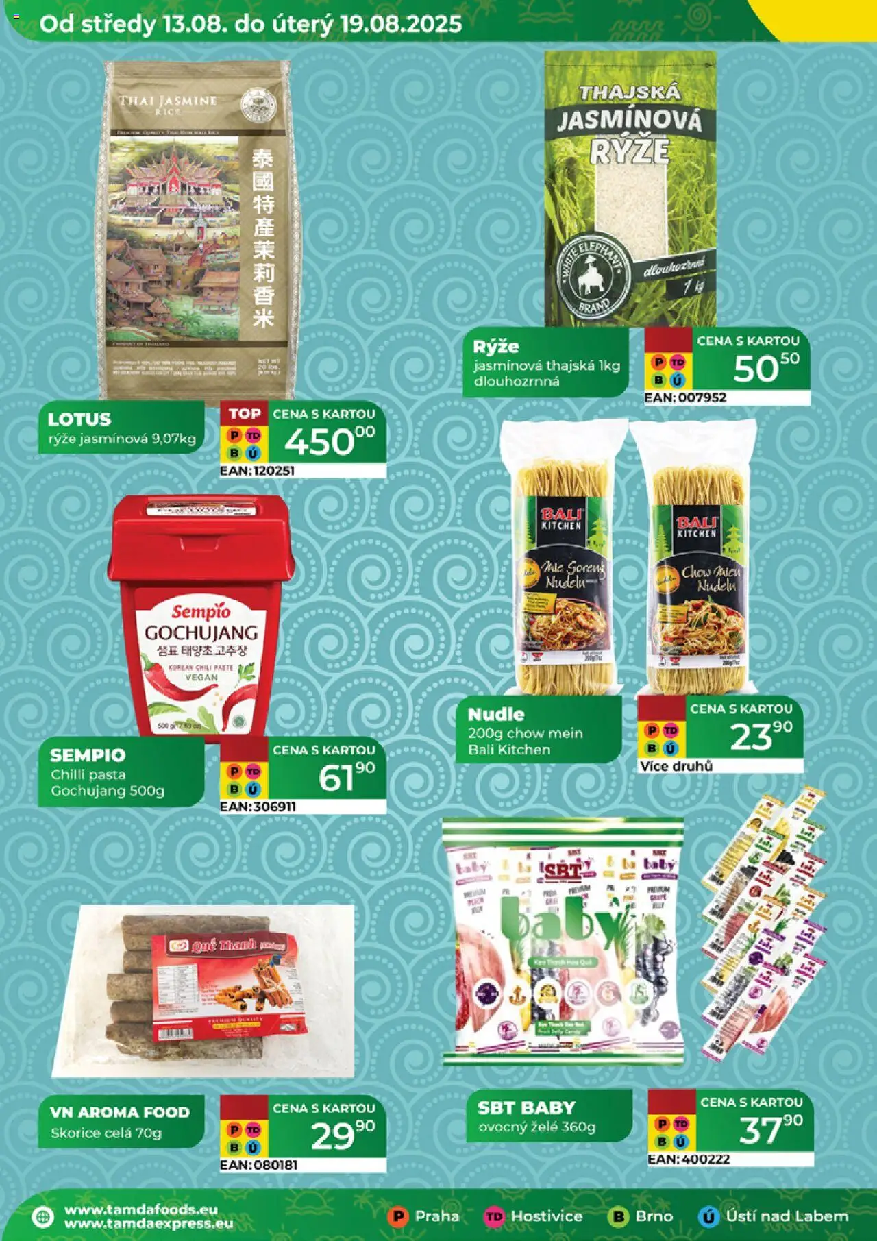 Tamda Foods leták od 13.08.2025 | Strana: 30 | Produkty: Vegan, Rýže, Nudle, Lotus