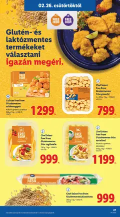 Lidl Akciós újság - amely érvényes a következő dátumtól: 26.02.2026 | Oldal: 27