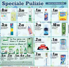 Anteprima del volantino Sì con Te volantino valido a partire dal 05.03.2026 | Pagina: 16 | Prodotti: Spugna, Iphone, Detergente, WC