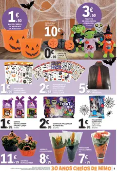 Pré-visualização E.Leclerc folheto Não Alimentar válido de 23.10.2025 | Página: 5 | Produtos: Balde, Flores, Abóbora, Doces