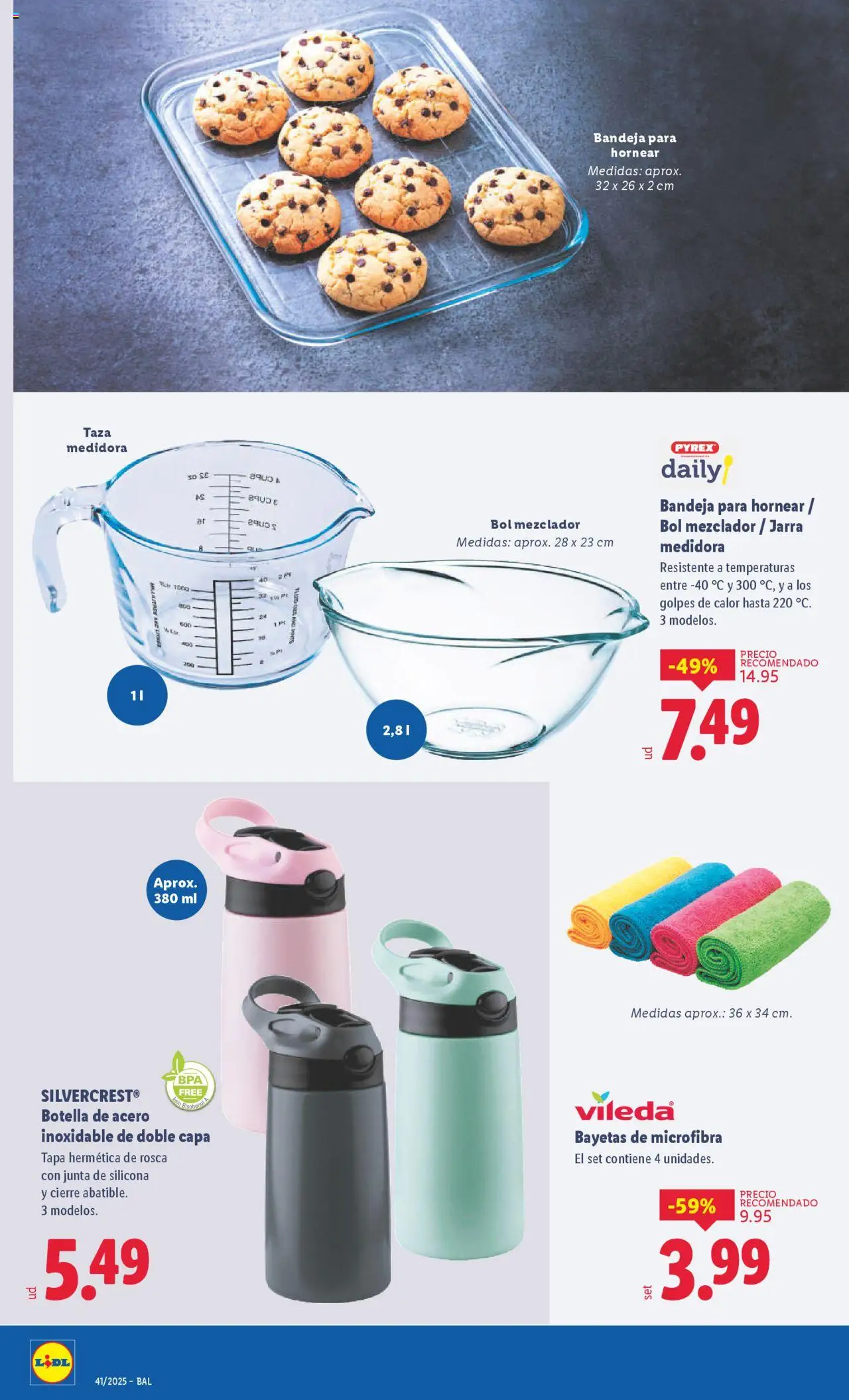 Lidl catálogo de bazar MAD │ válido desde el 06.10.2025 | Página: 8 | Productos: Mezclador, Bandeja
