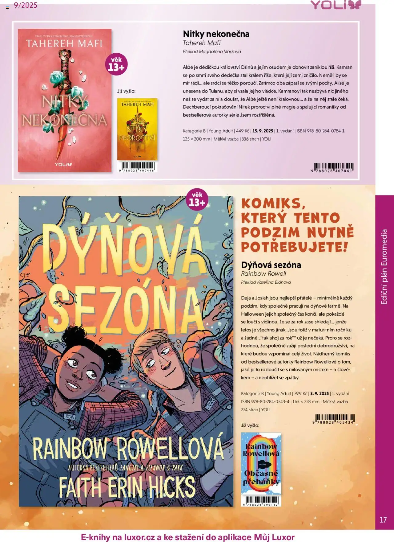 Luxor leták - září 2025 od 01.09.2025 | Strana: 17 | Produkty: Cd