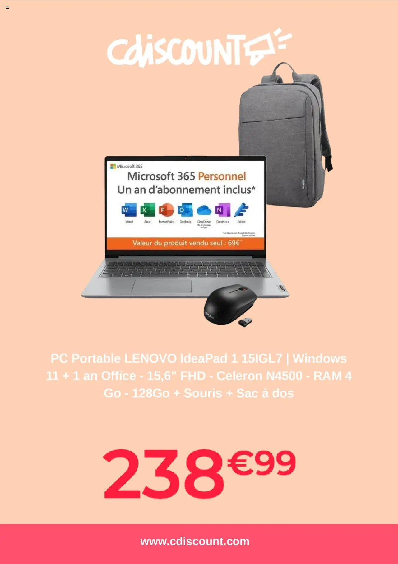 | Page: 5 | Produits: PC, Souris, Sac, Portable