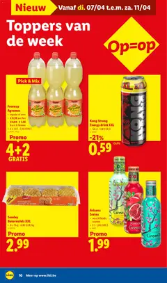 Lidl Folder week 15 - Voorbeeld van een folder van Lidl, geldig van 07.04.2026 | Pagina: 10 | Producten: Fles