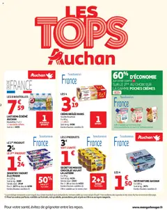 Auchan - Des prix aussi bas, c'est le top - Voorbeeld van een folder van Auchan, geldig van 14.10.2025 | Pagina: 2 | Producten: La, Bad, Crème, Akkumulátor töltő