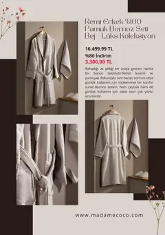03.11.2025 tarihinden itibaren geçerli olan Madame Coco kataloğu önizlemesi | Sayfa: 3 | Ürünler: Banyo, Bornoz
