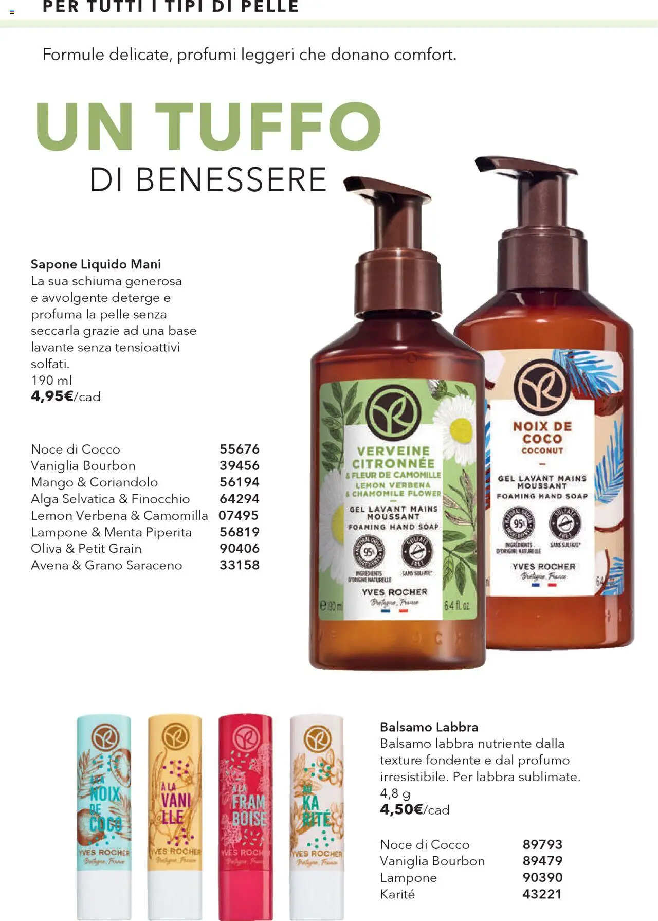Volantino Yves Rocher del 23.09.2025 | Pagina: 72 | Prodotti: Balsamo, Mango, Cocco, Menta