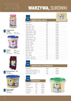 Pogląd oferty "Makro gazetka - Produktów marek własnych dla profesjonalnej Gastronomii" - ważna od 01.03.2026 | Strona: 8 | Produkty: Kapusta, Buraki, Papryka, Warzywa
