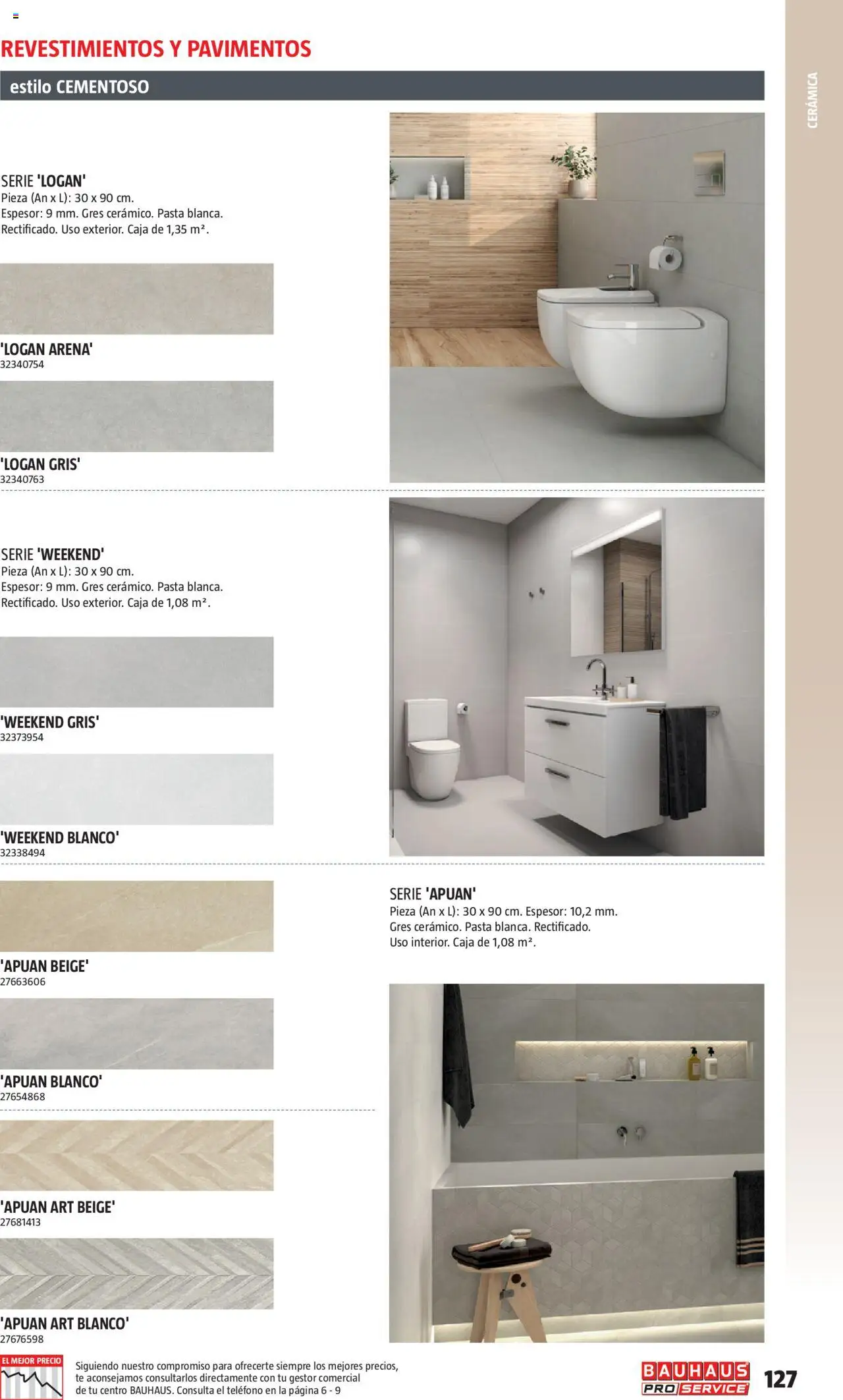 Bauhaus - ProService  │ válido desde el 24.02.2025 | Página: 127 | Productos: Pasta, Té, Teléfono, Caja