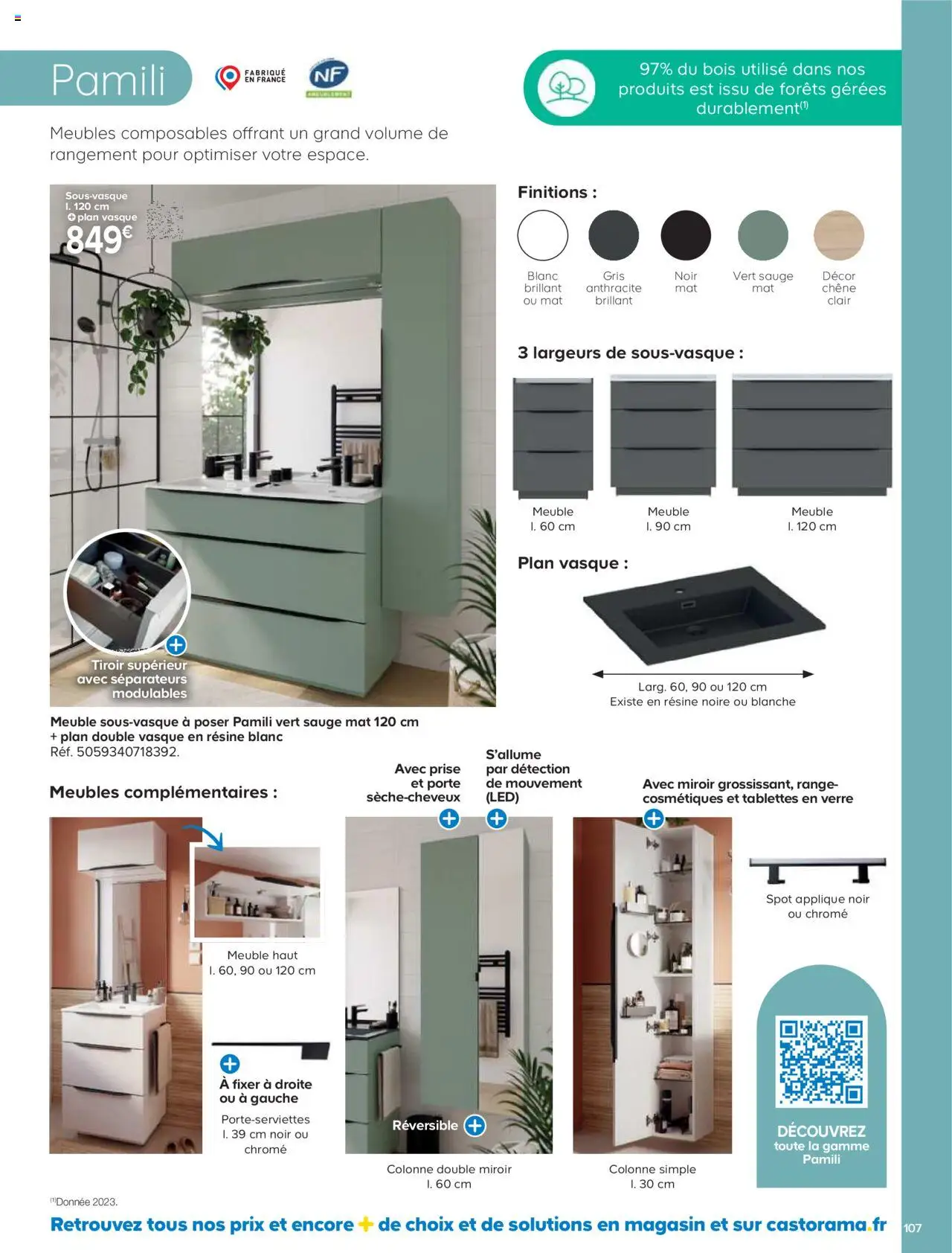 {H1} | Page: 107 | Produits: Meuble, Porte, Prise, Miroir