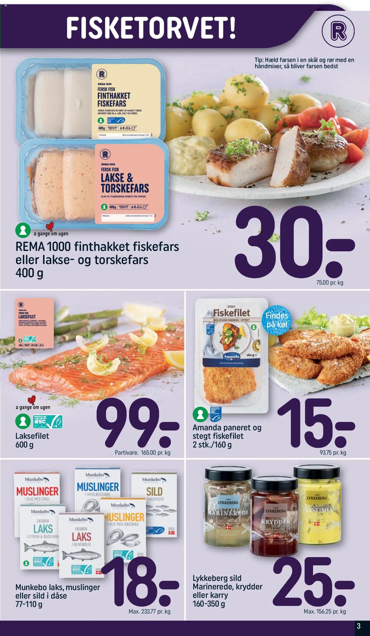 Rema 1000 tilbudsavis – gyldig fra 14.02.2026 | Side: 3 | Produkter: Karry, Olie, Timian, Basilikum