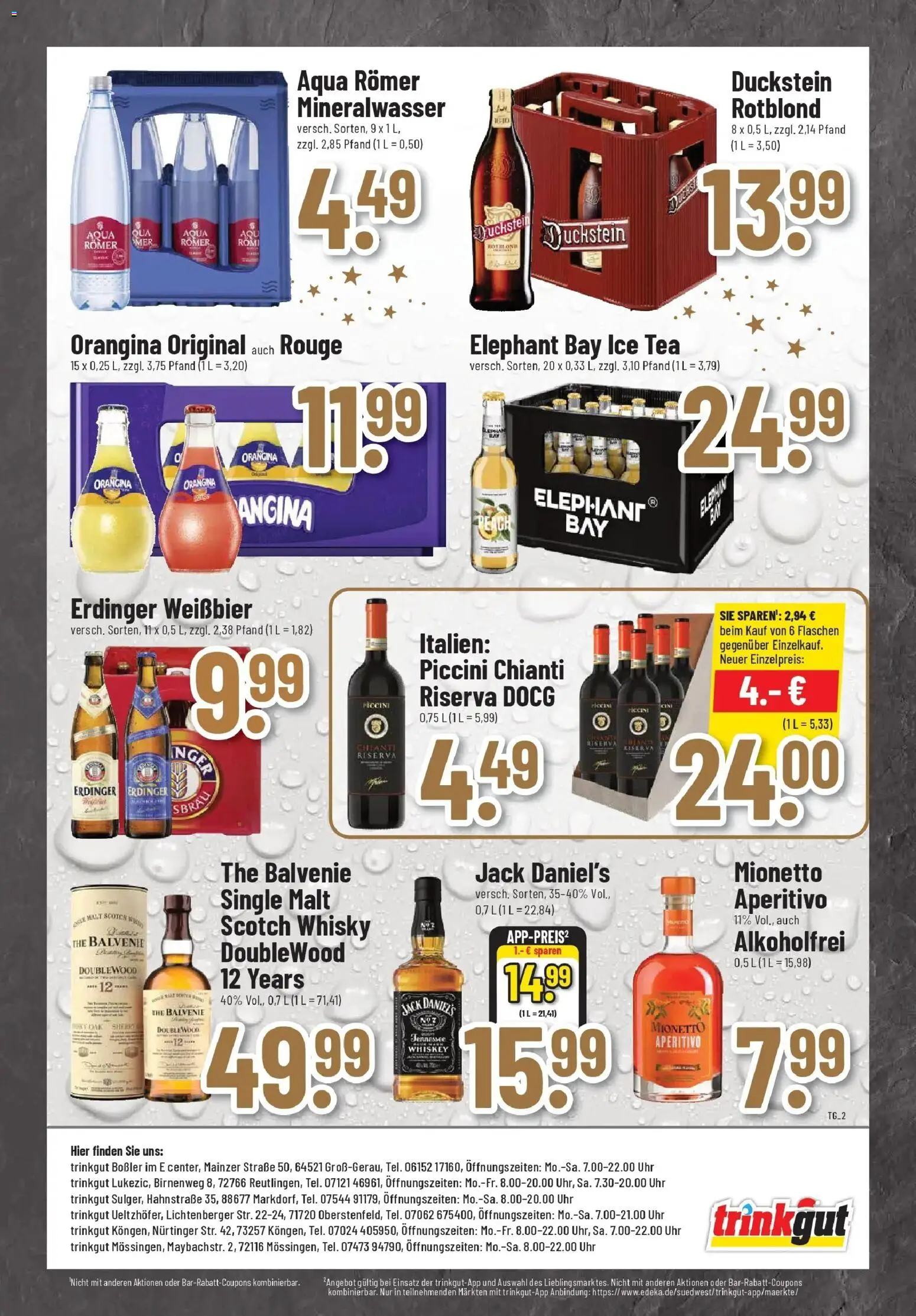 Edeka prospekt Oberstenfeld	 – gültig ab 14.12.2025 | Seite: 37 | Produkte: Whisky, Erdinger, Jack Daniel's, Rouge