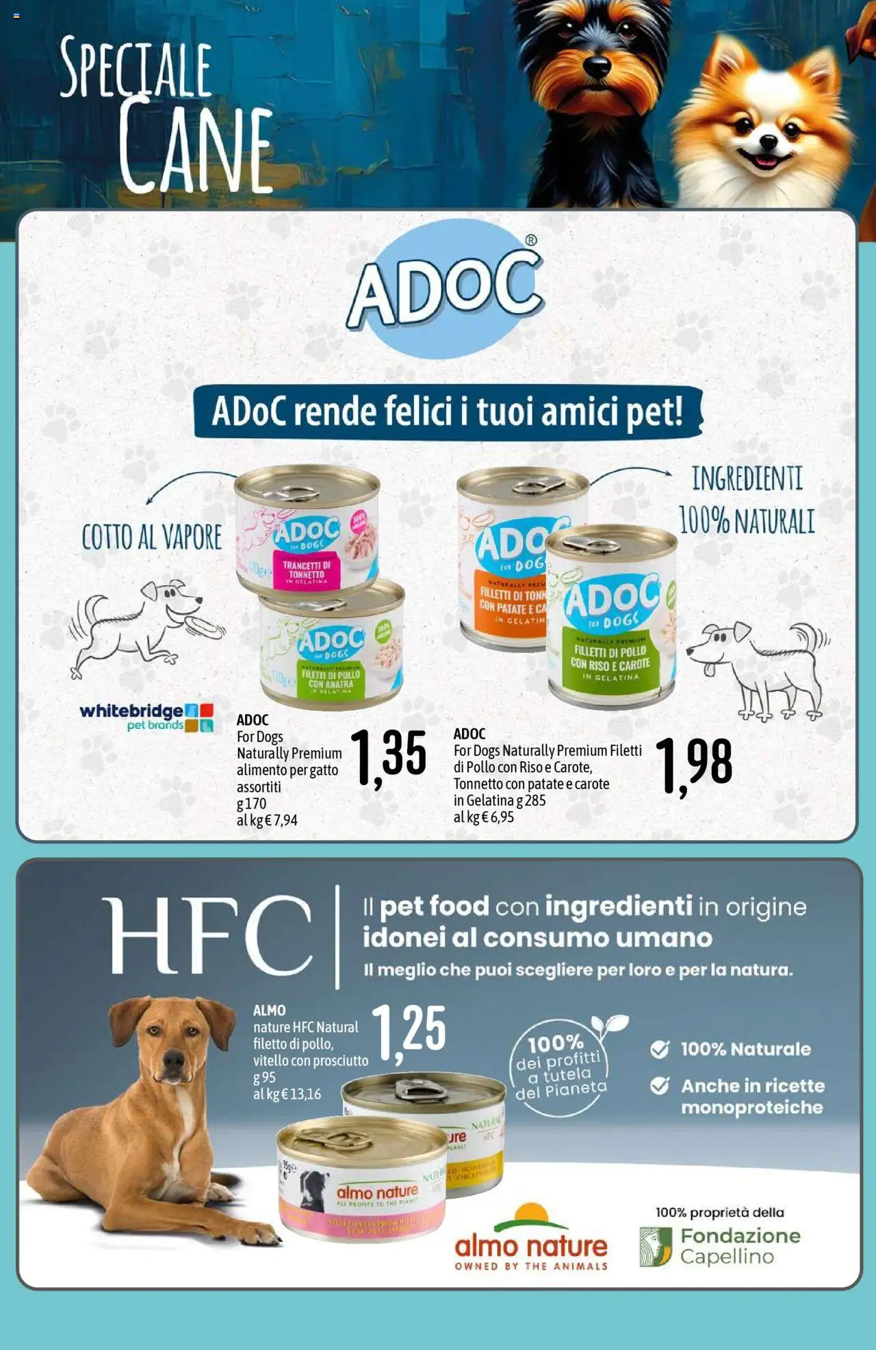 Volantino Emisfero del 20.10.2025 | Pagina: 14 | Prodotti: Carote, Prosciutto, The, Vitello