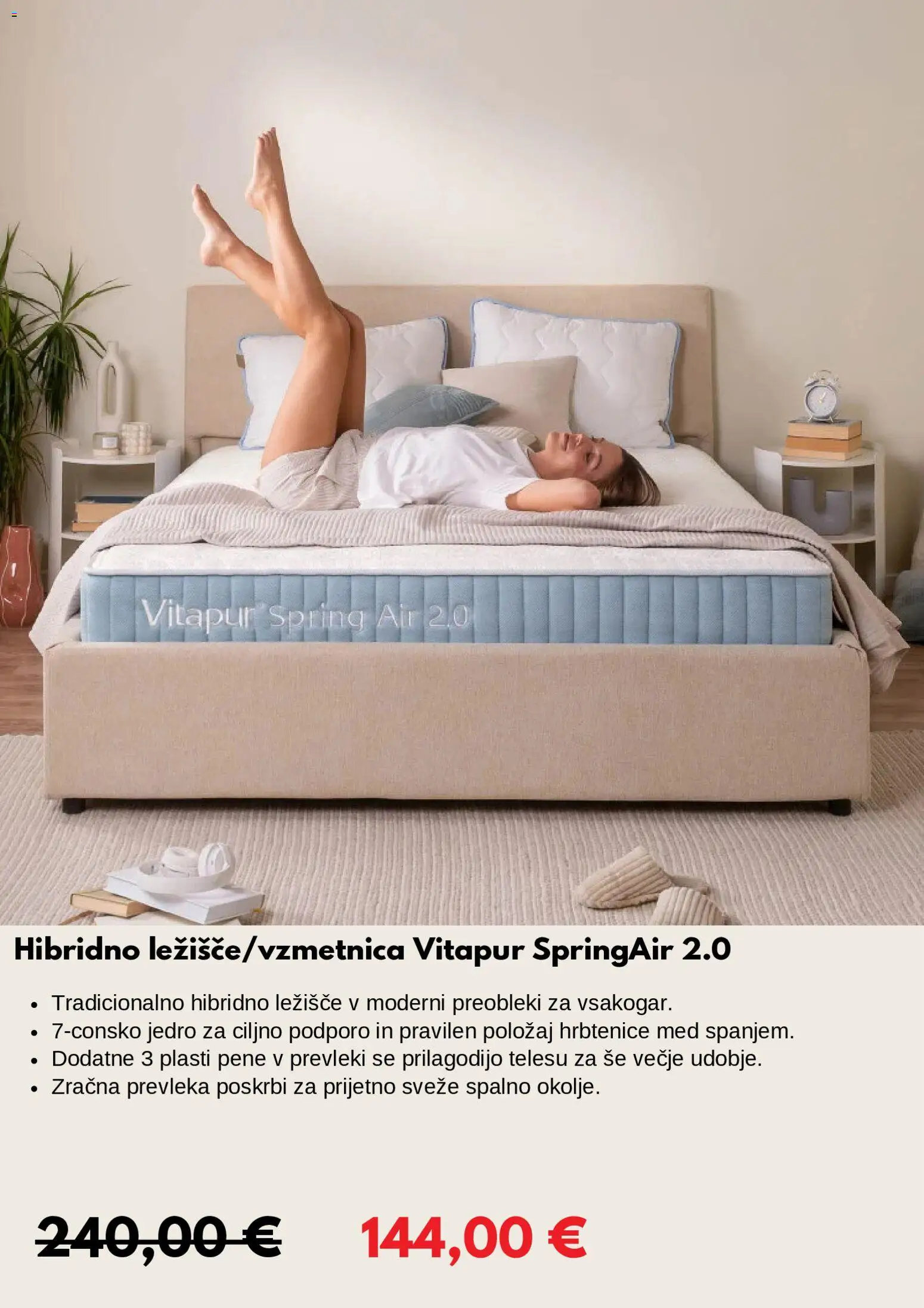 Novi Vitapur katalog ponudbe – veljaven od 04.12.2025 | Stran: 10 | Izdelki: Ležišče, Prevleka