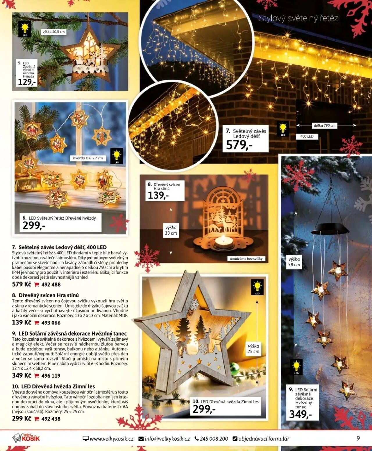 Velký Košík katalog říjen od 01.10.2025 | Strana: 9 | Produkty: Hra, Zábradlí, Baterie, LED
