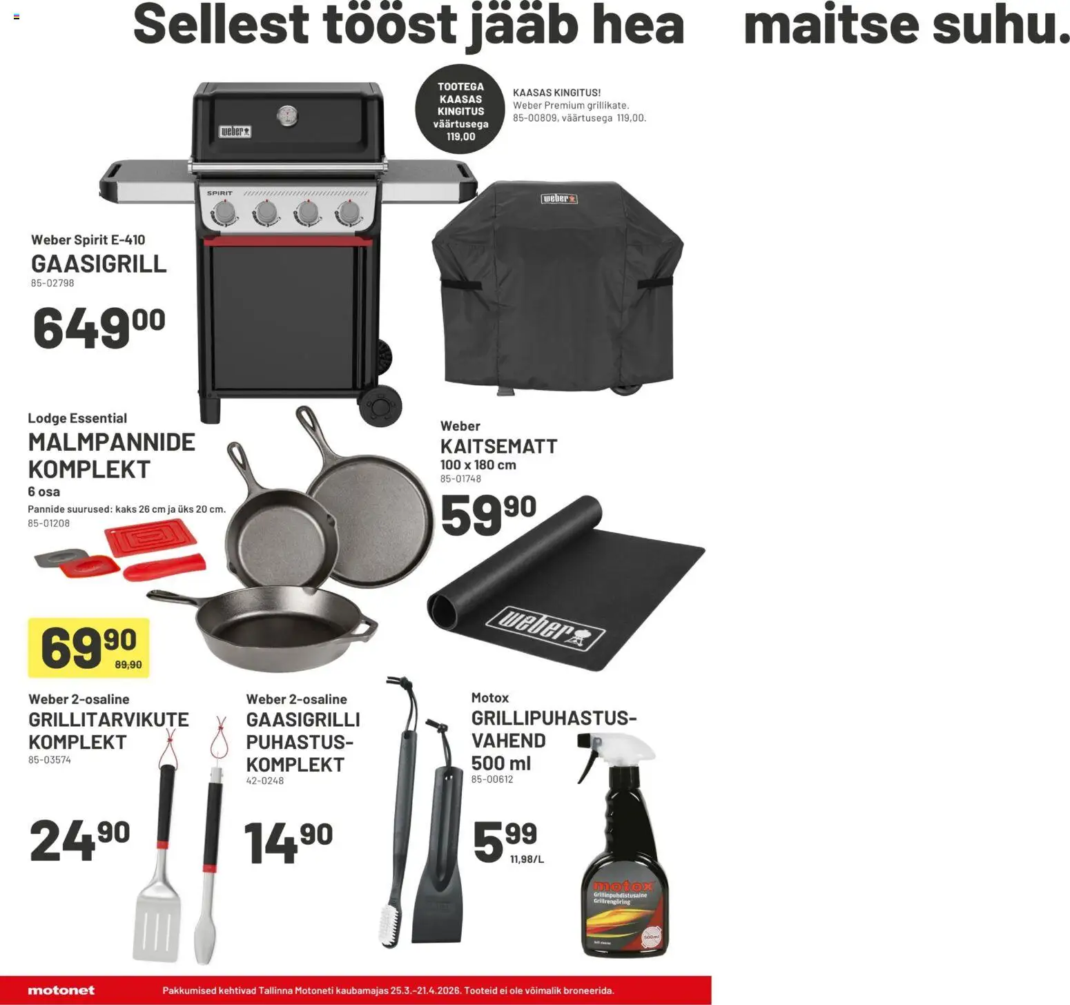 Motonet tarjoukset – voimassa 25.03.2026 alkaen | Sivu: 12