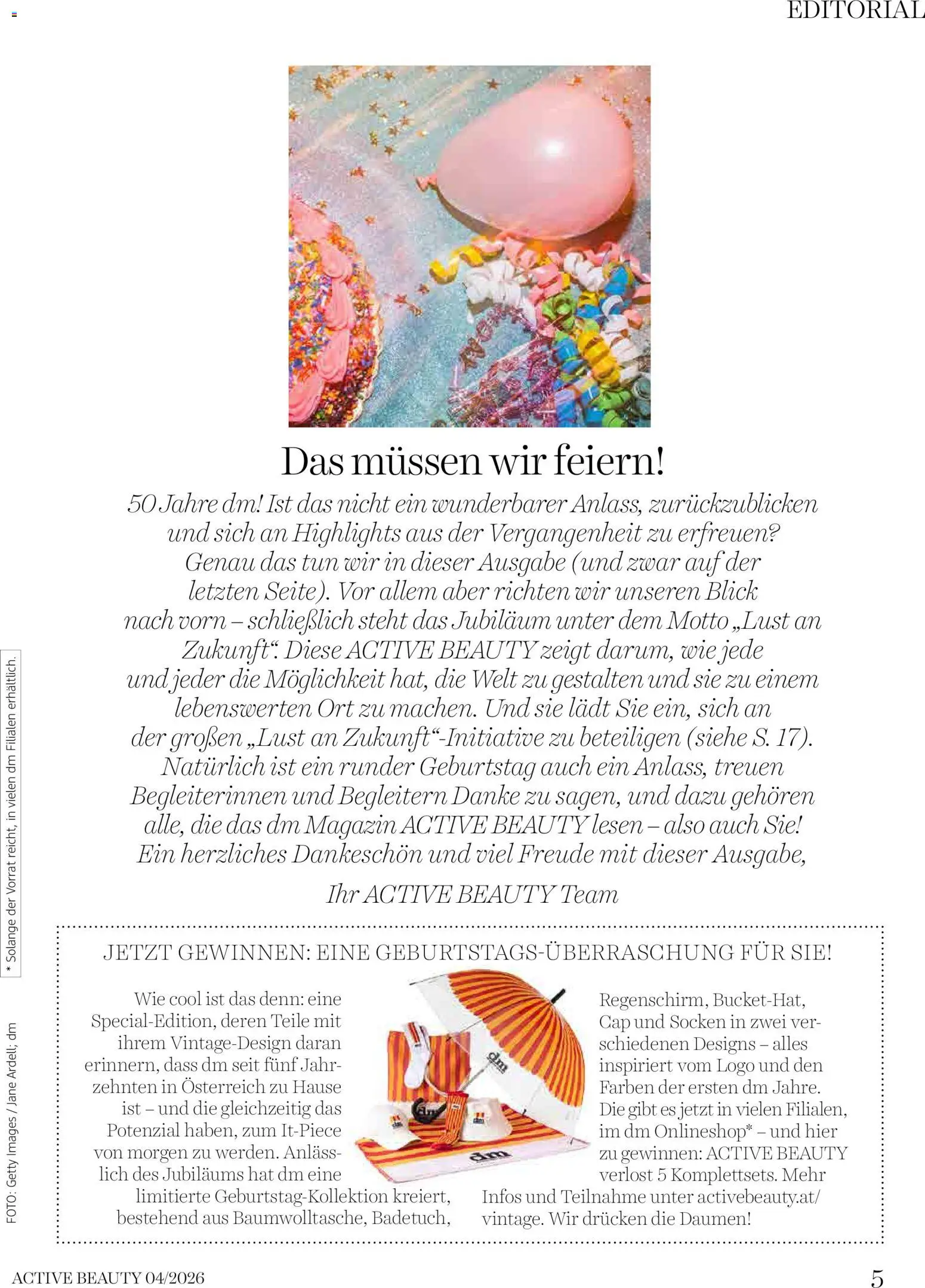 dm drogerie markt Active Beauty Magazin 04/2026 gültig ab 01.04.2026 | Seite: 5